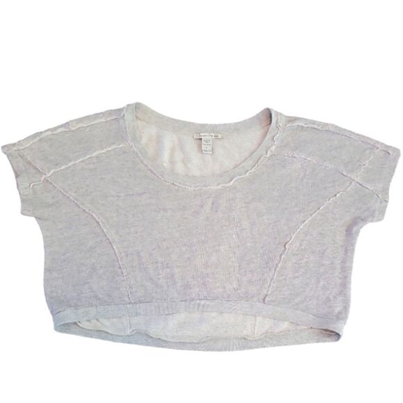 EC AMERICAN RAG SHORT SLEEVE CROP SWEATSHIRT SZ. S - Picture 1 of 4
